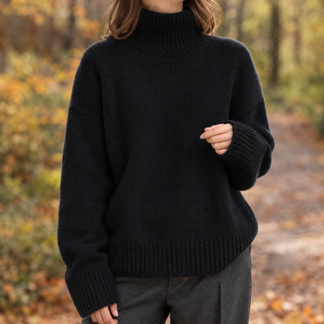 Albina – Sweter Damski Oversize z Opuszczonymi Ramionami
