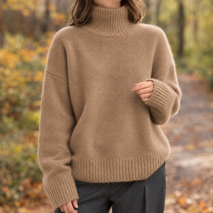 Albina – Sweter Damski Oversize z Opuszczonymi Ramionami
