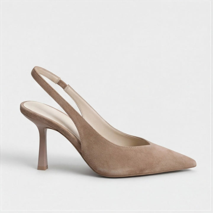 Aurelia — Czółenka Damskie Slingback ze Szpilką, Moda Lodz