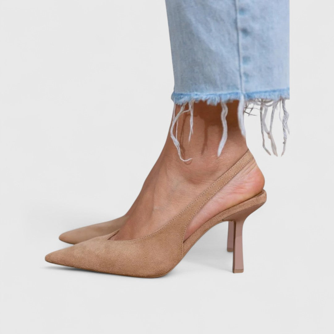 Aurelia — Czółenka Damskie Slingback ze Szpilką, Moda Lodz