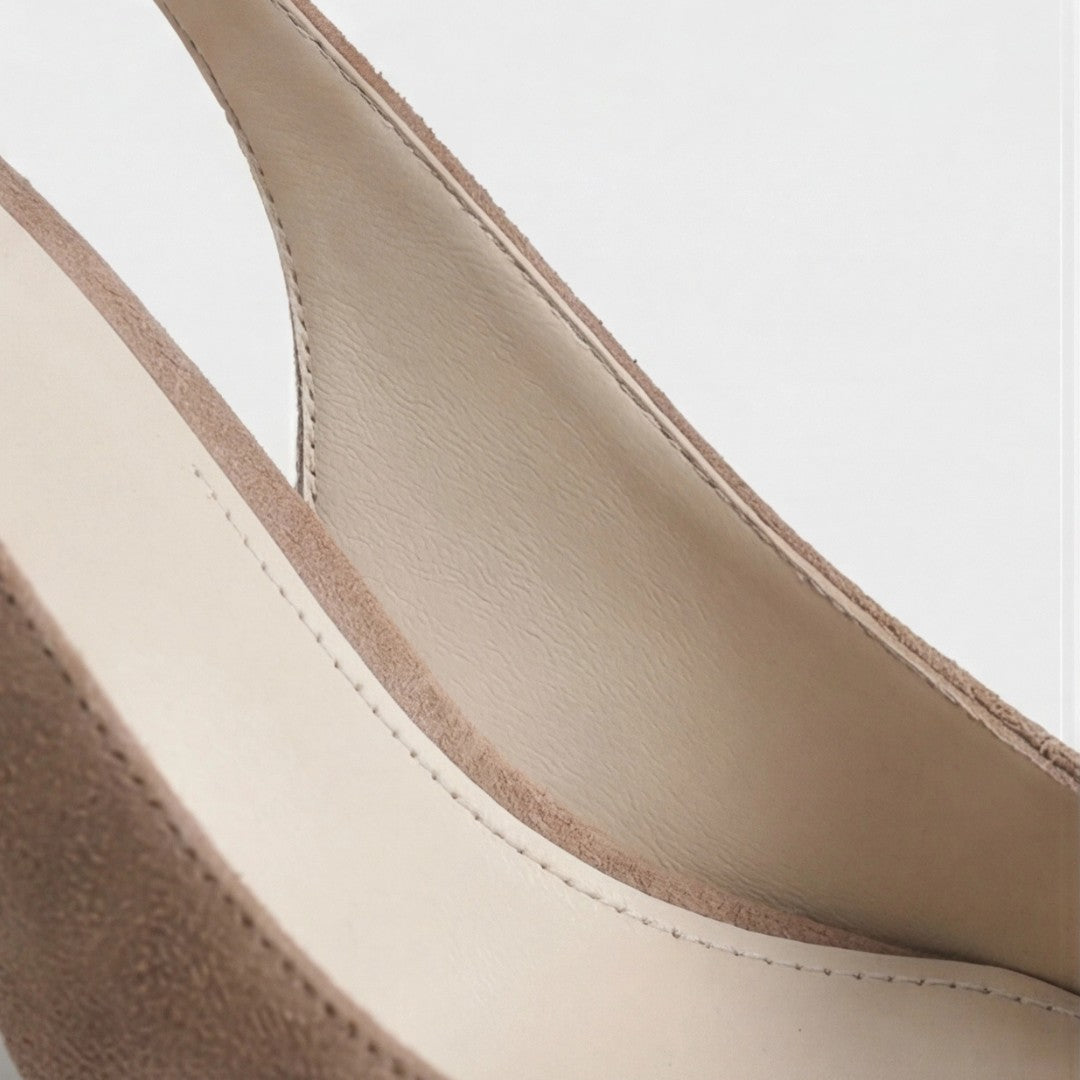 Aurelia — Czółenka Damskie Slingback ze Szpilką, Moda Lodz