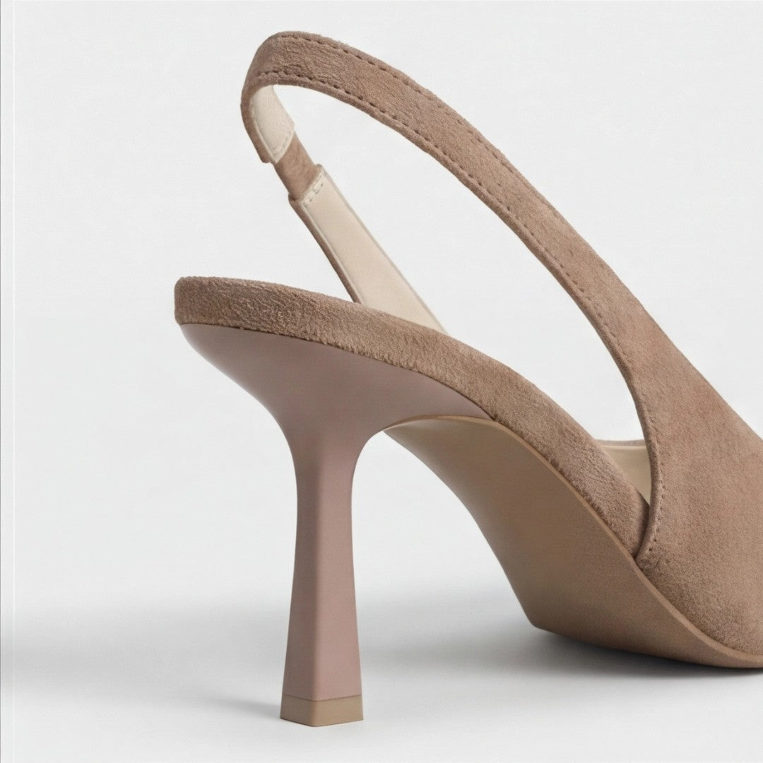 Aurelia — Czółenka Damskie Slingback ze Szpilką, Moda Lodz