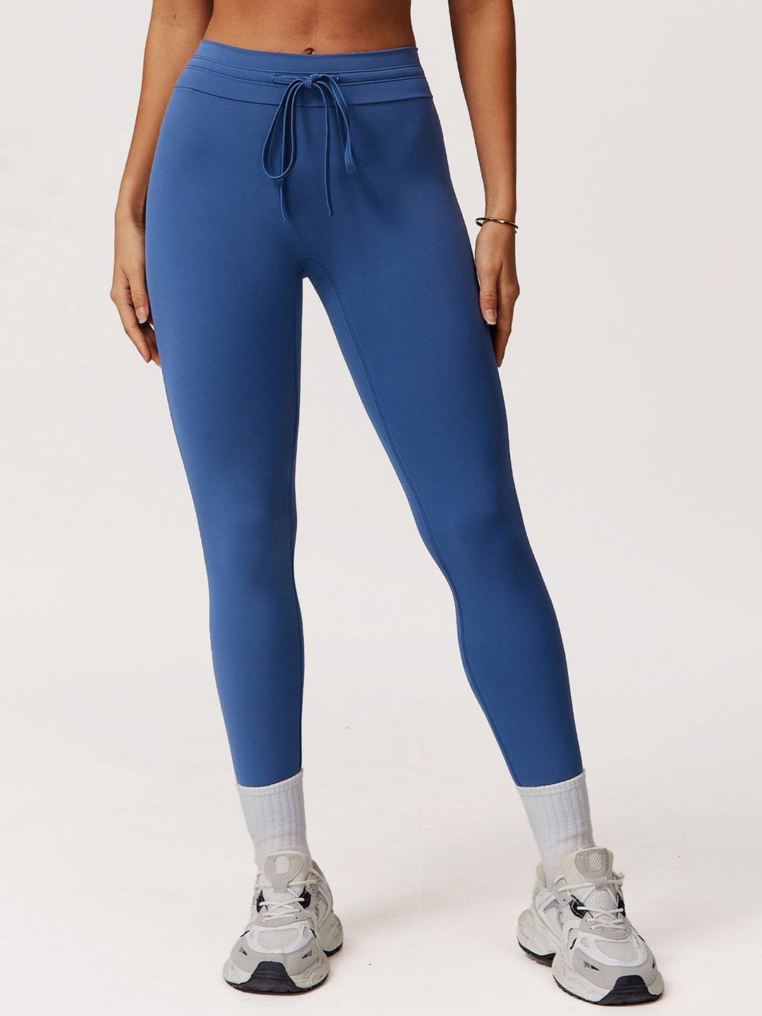 Liwia — Legginsy Damskie z Wysokim Stanem i Troczkiem, Moda Lodz