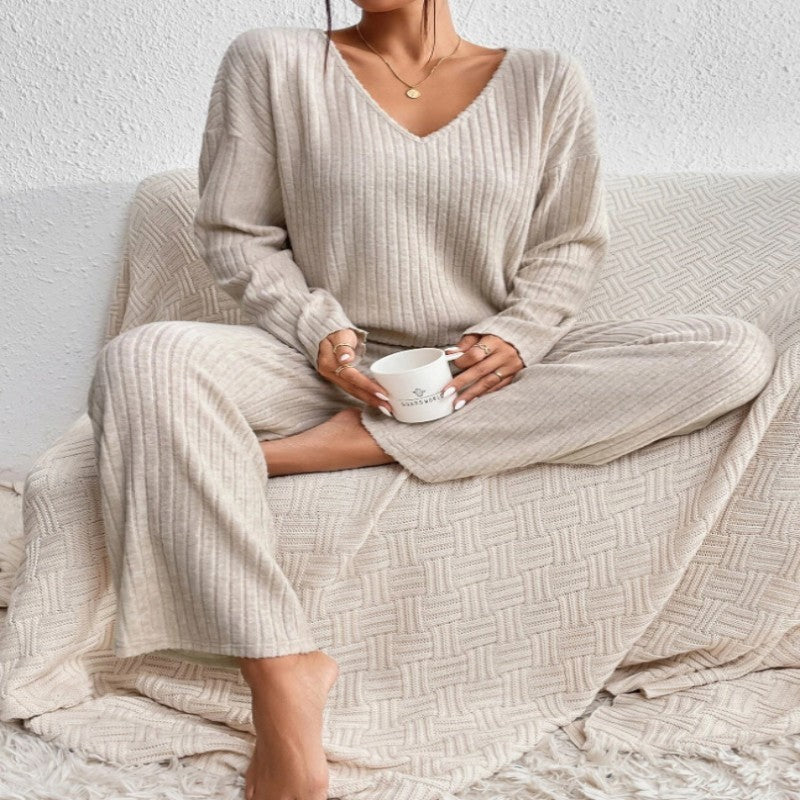 Ludwika — Komplet Dresowy Damski Sweter i Szerokie Spodnie, Moda Lodz
