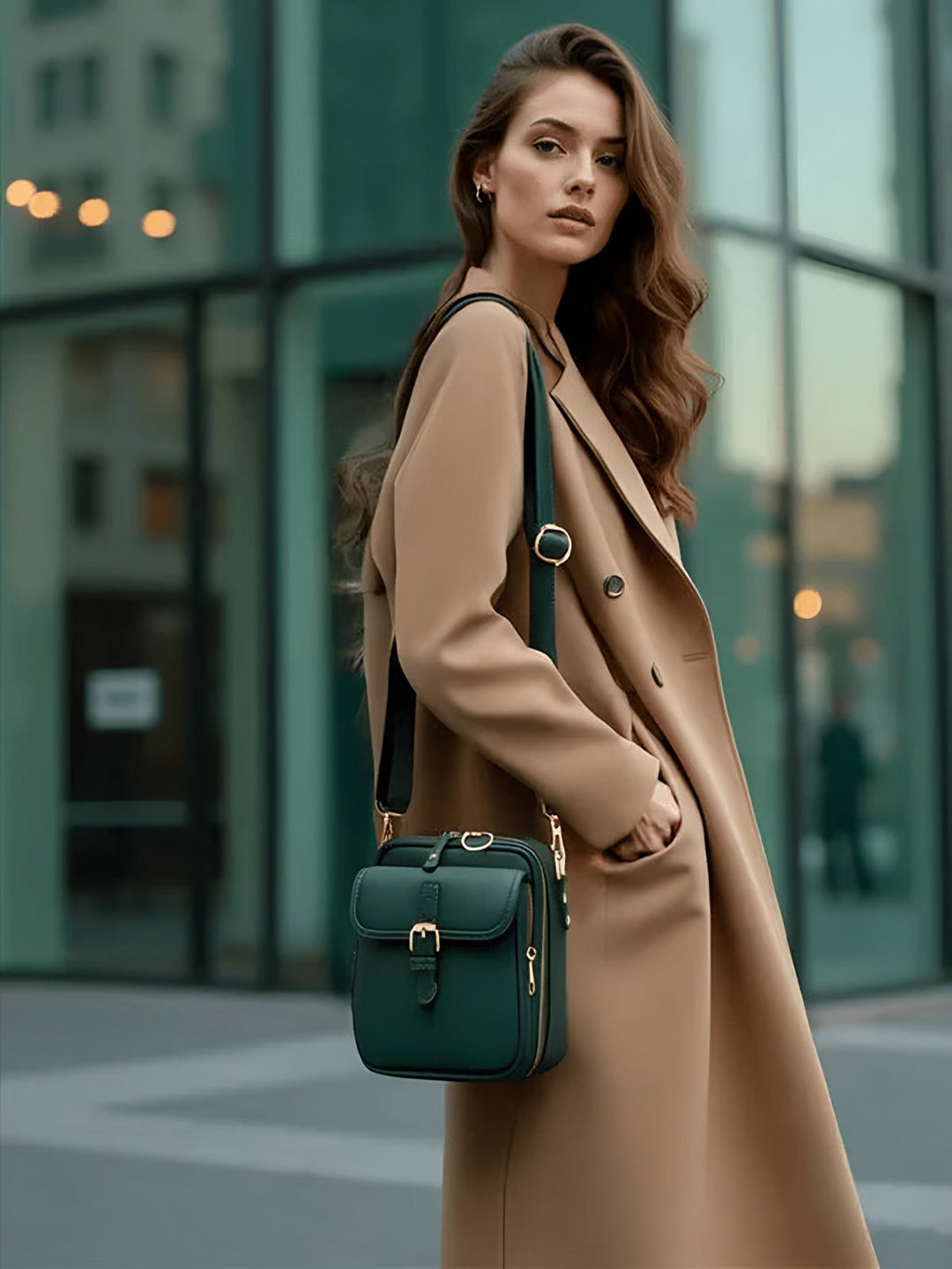 Otylia — Torebka Damska Listonoszka Mała z Klapką, Moda Lodz