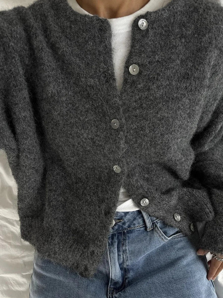 Pelagia — Sweter Damski Rozpinany Długi w Stylu Vintage, Moda Lodz