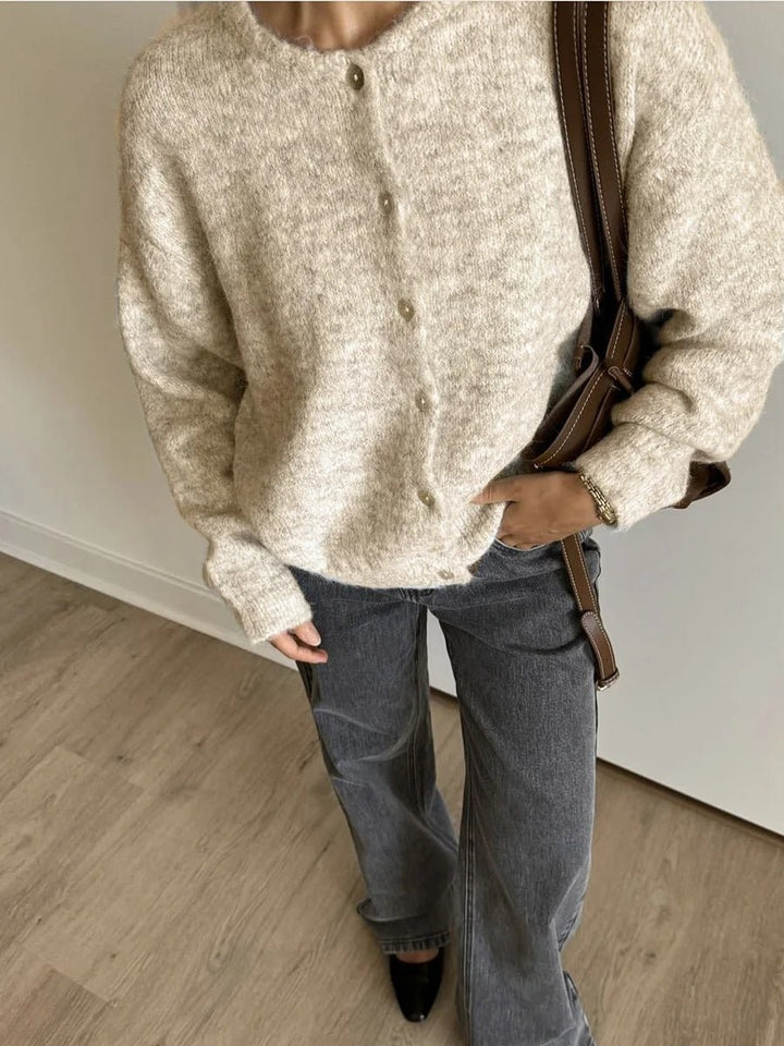 Pelagia — Sweter Damski Rozpinany Długi w Stylu Vintage, Moda Lodz