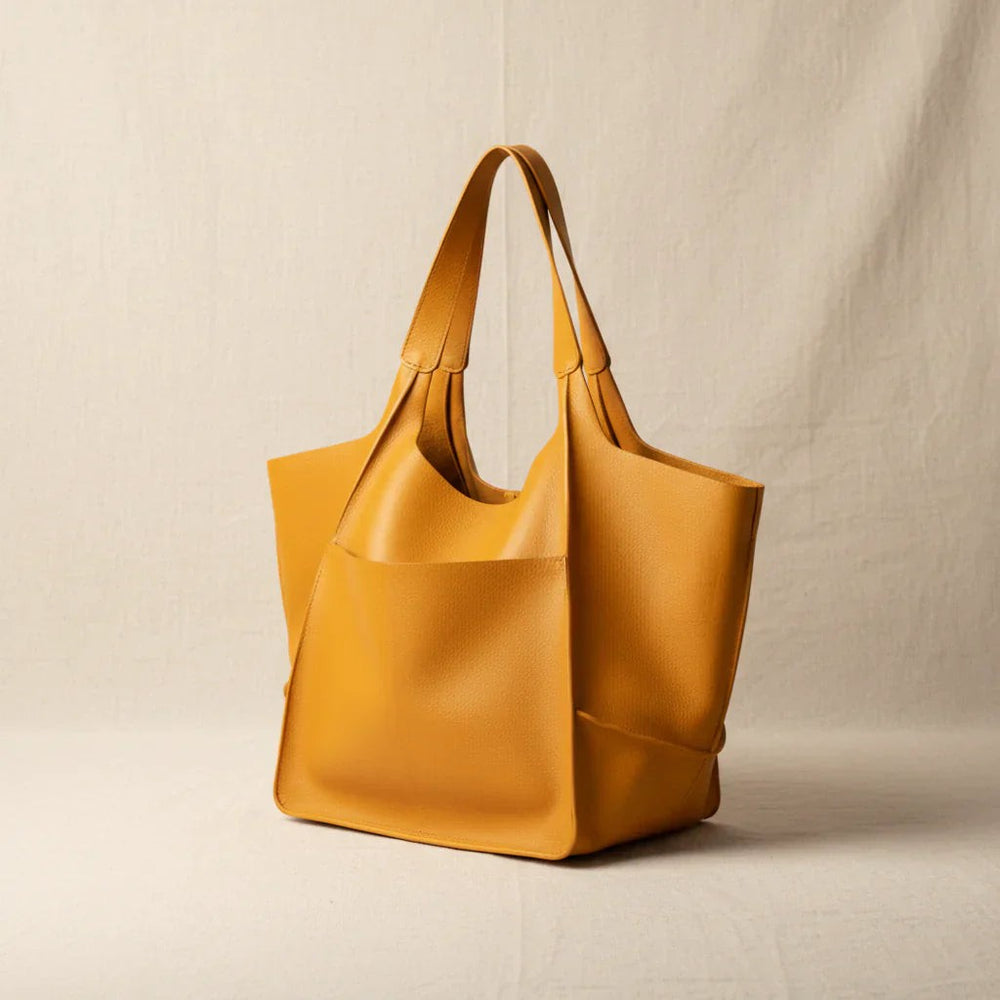 Róża — Torebka Damska Shopper Miękka z Kieszenią, Moda Lodz